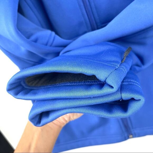 𝅺COLUMBIA Azure Blue Interchange Inner Layer Zip Up Size L - Picture 5 of 7